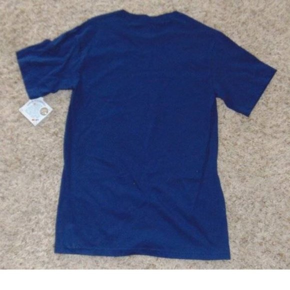 Mens Detroit Tigers T-Shirt Blue Medium MLB Baseball Short Sleeve Crewneck Tee - Picture 3 of 3